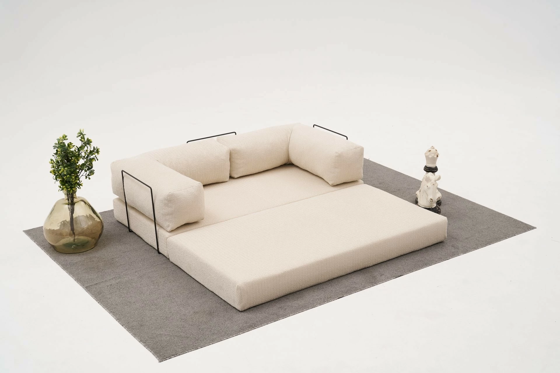 Këndare Comfort Mini, krem, Atelier del Sofa