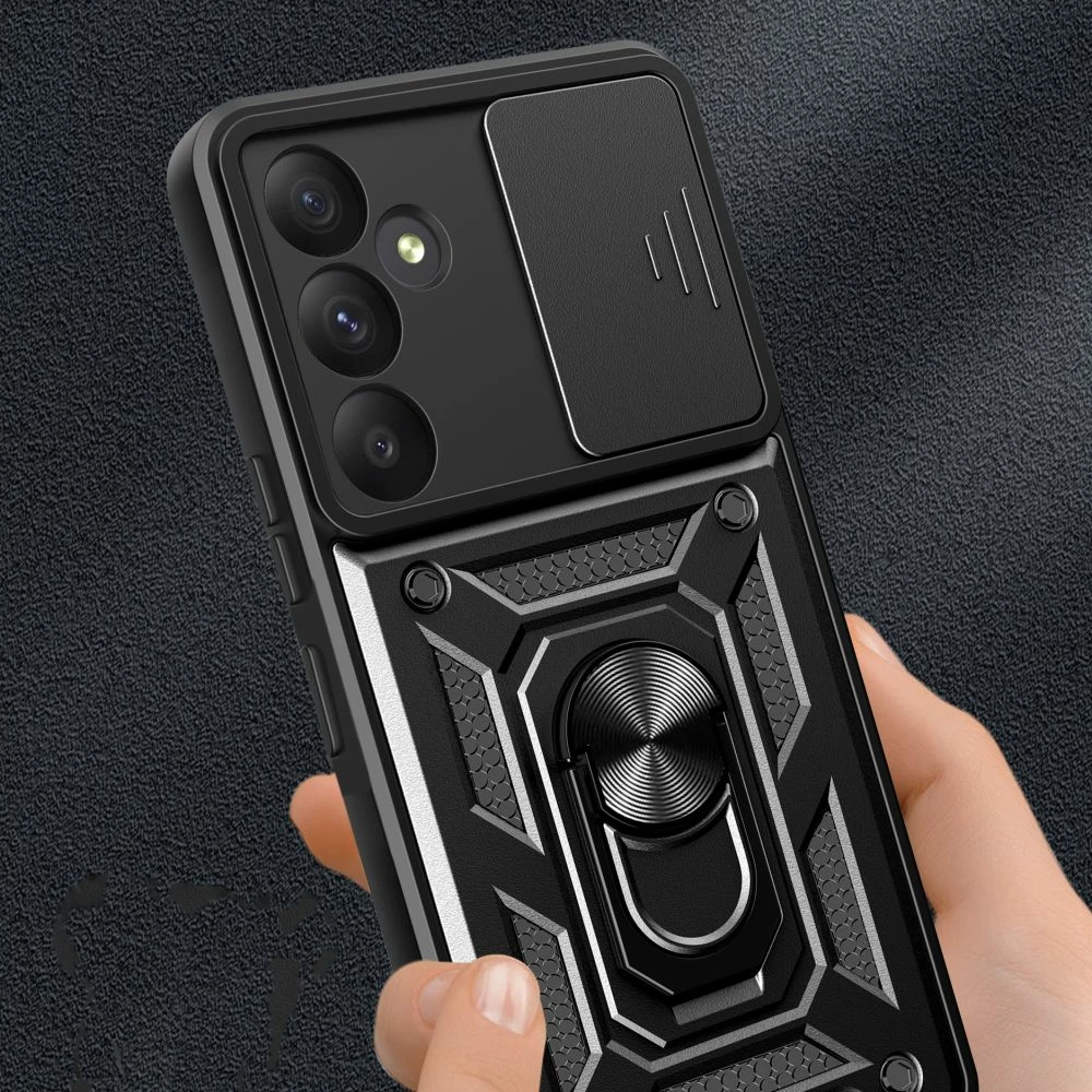 Mbështjellës Tech-Protect CamShield Pro për Samsung Galaxy A15 / A15 5G, i zi