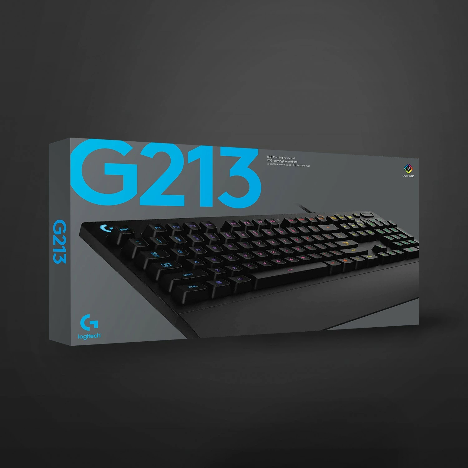 Tastierë gaming Logitech G213 Prodigy, full-size, RGB LED, QWERTZ, e zezë