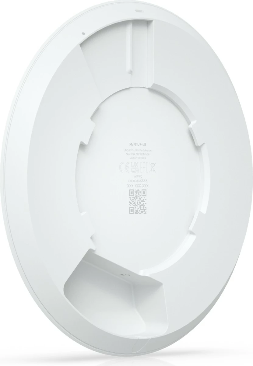 Access point Ubiquiti Unifi U7-LR, WiFi-7, 160m², bardhë