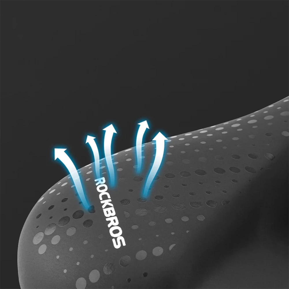 Selinë biçiklete Rockbros 38218916001 MTB, lëkurë ekologjike, e zezë