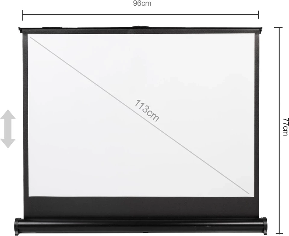 Ekran projektimi portativ Maclean MC-961, 45", 4:3, i bardhë