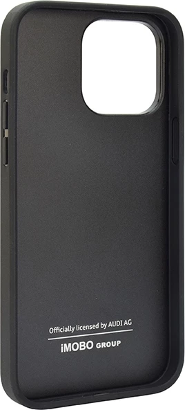 Mbështjellës Audi Genuine Leather për iPhone 14 Pro Max 6.7", i zi