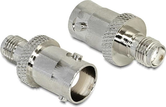 Adapter koaksial DeLOCK 88568, SMA F - BNC F, argjend