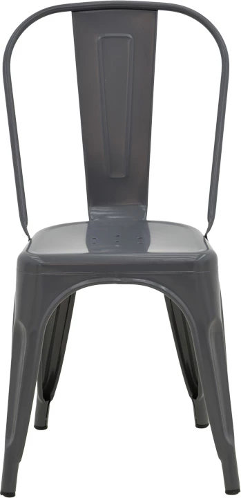 Karrige Utopia metalike, ngjyrë antraciti, 44x44x85cm