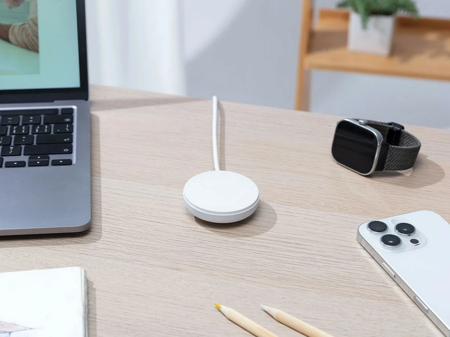 Karikues wireless Canyon WS-105, 15W, Qi2, i bardhë