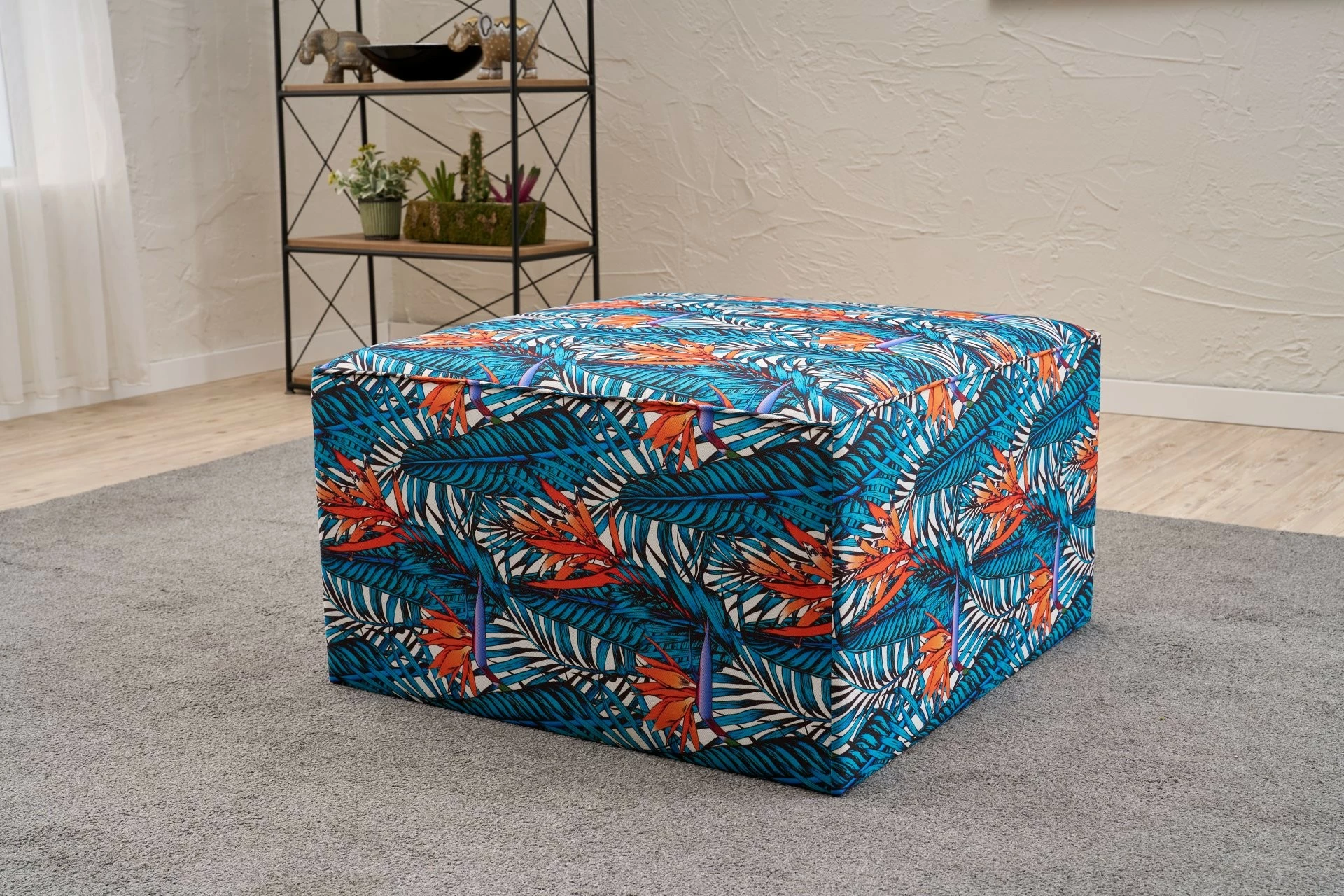 Puf Atelier del Sofa, ngjyrë kaltër, Kozan