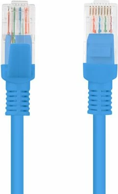 Kabllo Ethernet Lanberg PCU6-10CC-0300-B Cat6 U/UTP 3 m RJ-45 në RJ-45, kaltër