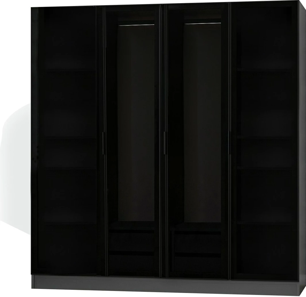 Dollap Skye Decor, anthracite e zi, 180x190x52cm