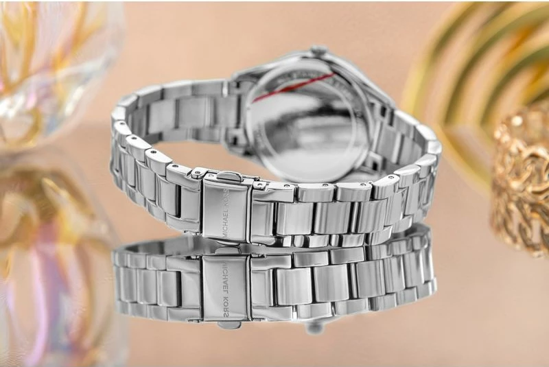 Orë dore për femra Michael Kors Lauryn, argjendi