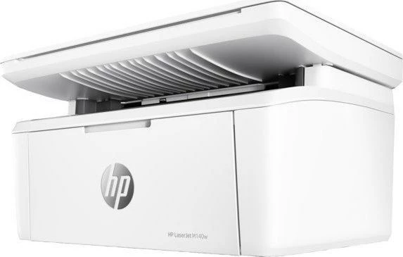 Printer multifunksional lazer HP LaserJet M140w (7MD72F), A4, Wi‑Fi, 20 ppm, bardhë/gri