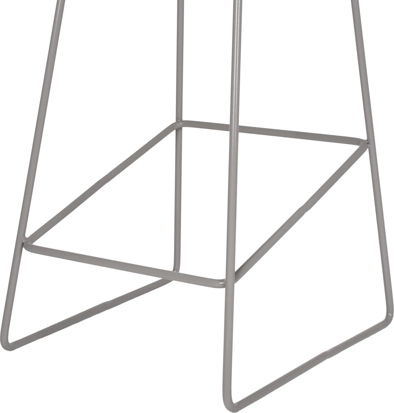 Karrige për bar metalike FH8450.10 me ulëse gri PP 47x47x83cm, set prej 2 copë