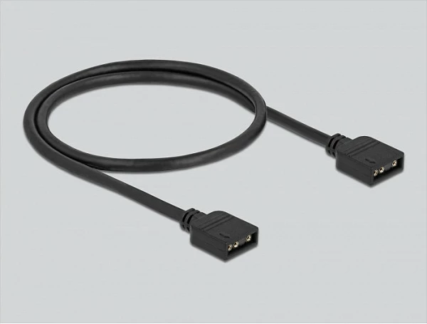 Hub ARGB DeLOCK RGB, 10 porta, kabllo 0.5 m, i zi