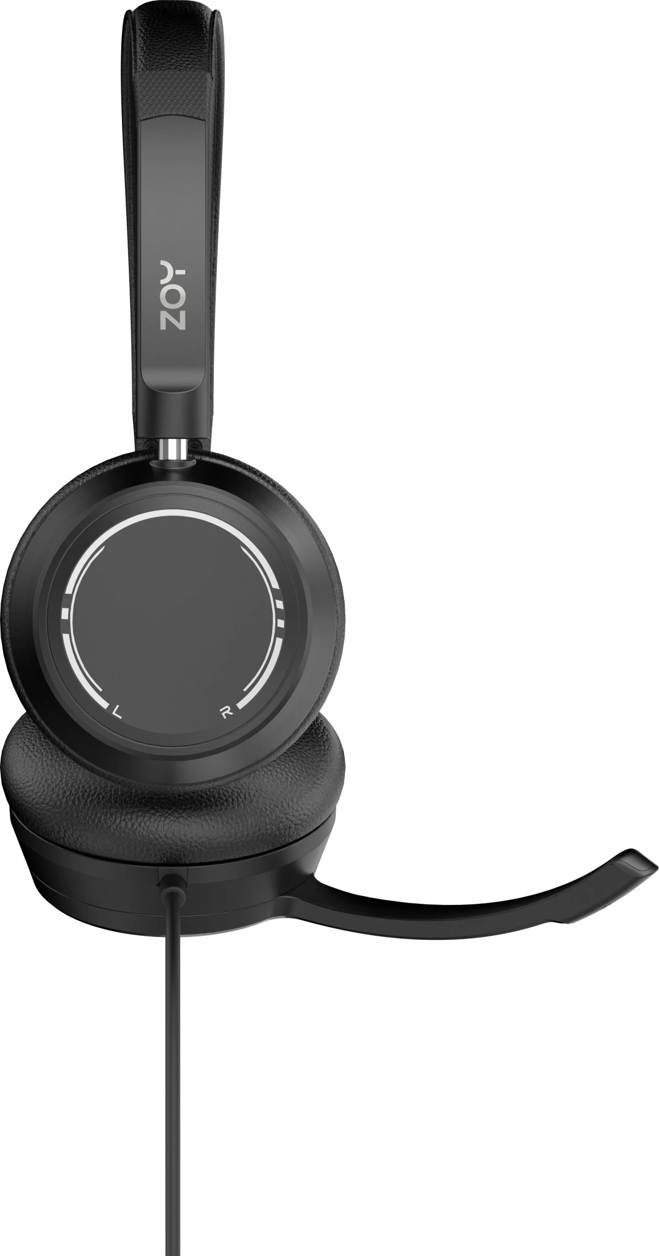 Kufje me mikrofon ZOY ZHS40, me kabllo 3.5mm + USB, driver 40mm, kontroll volum, zezë