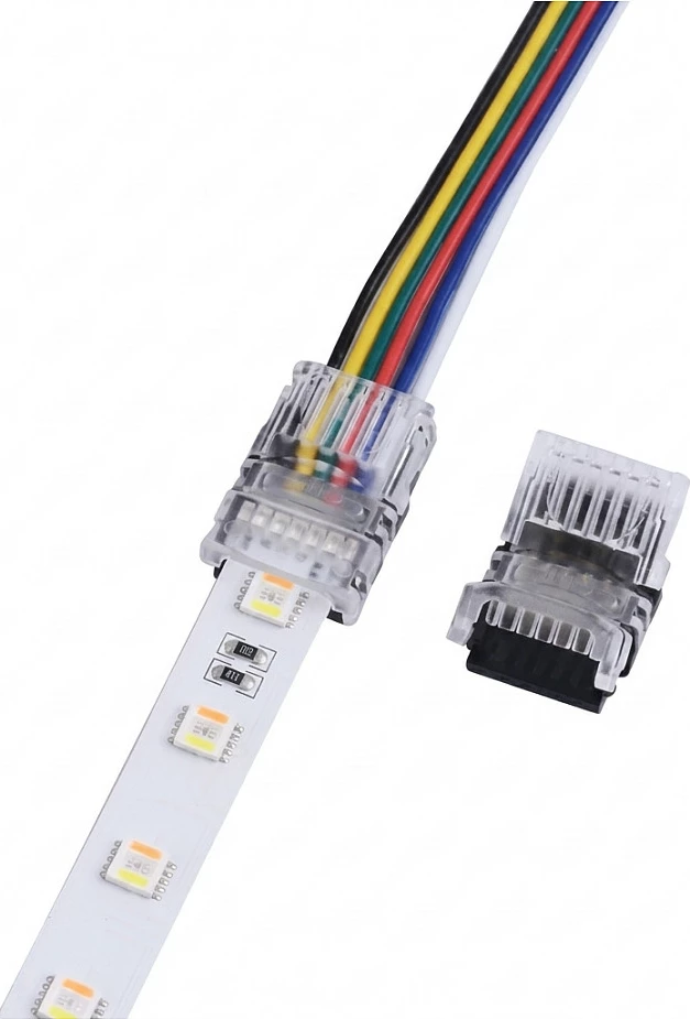 Lidhës shirit LED Synergy21 Easy Connect, 12mm, RGB-CCT (RGB-WW)