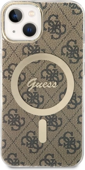 Mbështjellës Guess 4G MagSafe për iPhone 14, kafe