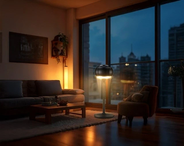 Ventilator shtëpiak N'OVEEN F780 Dome, 1200 W, i zi