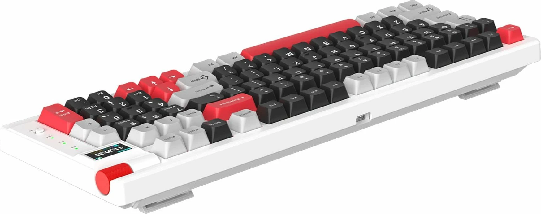 Tastierë gaming mekanike Marvo Monka Storm KG991W 75% Tri-Mode RGB, gri