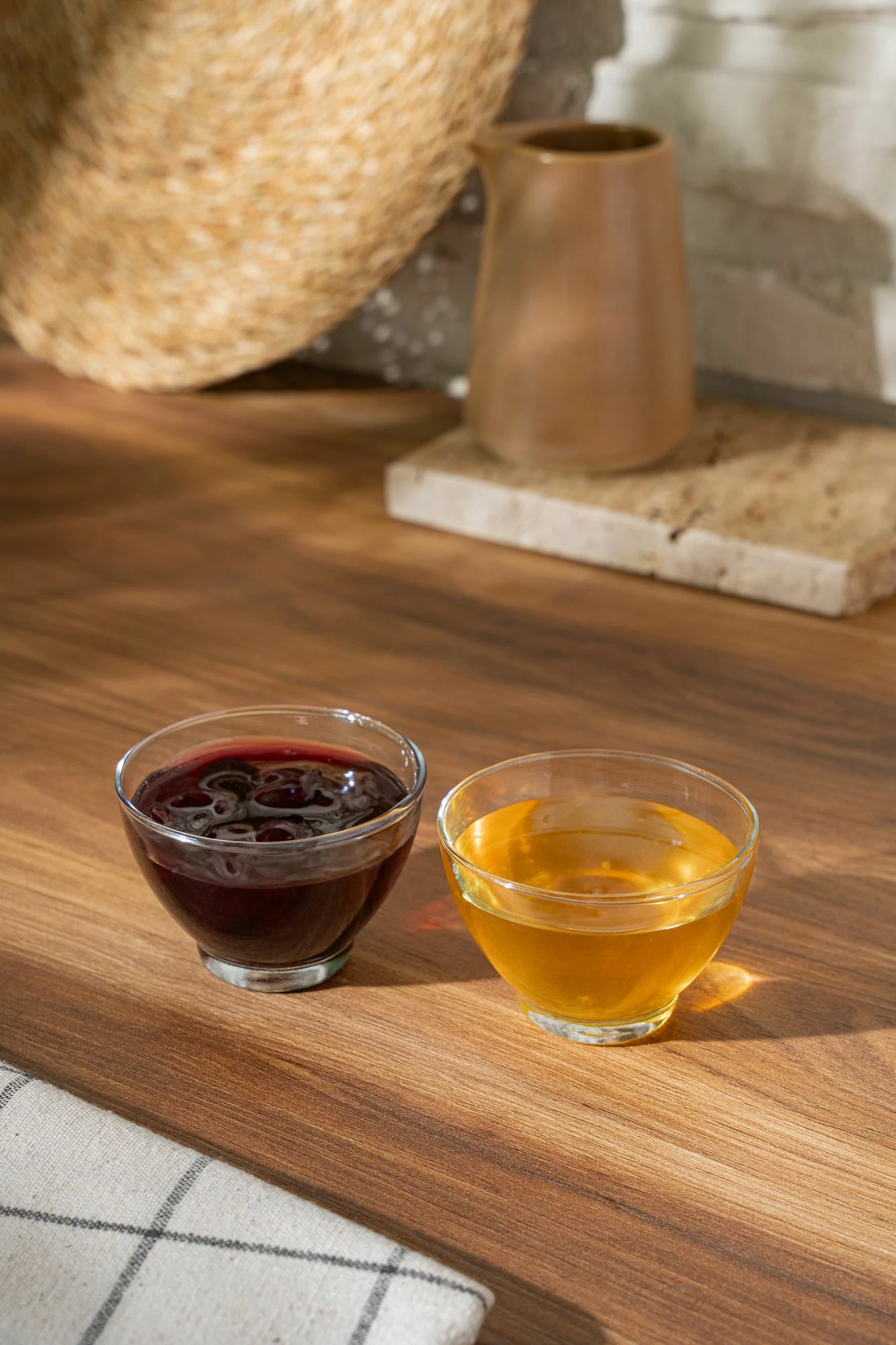 Set tasash prej qelqi (6 copë), Hermia Concept, BL7347GCL