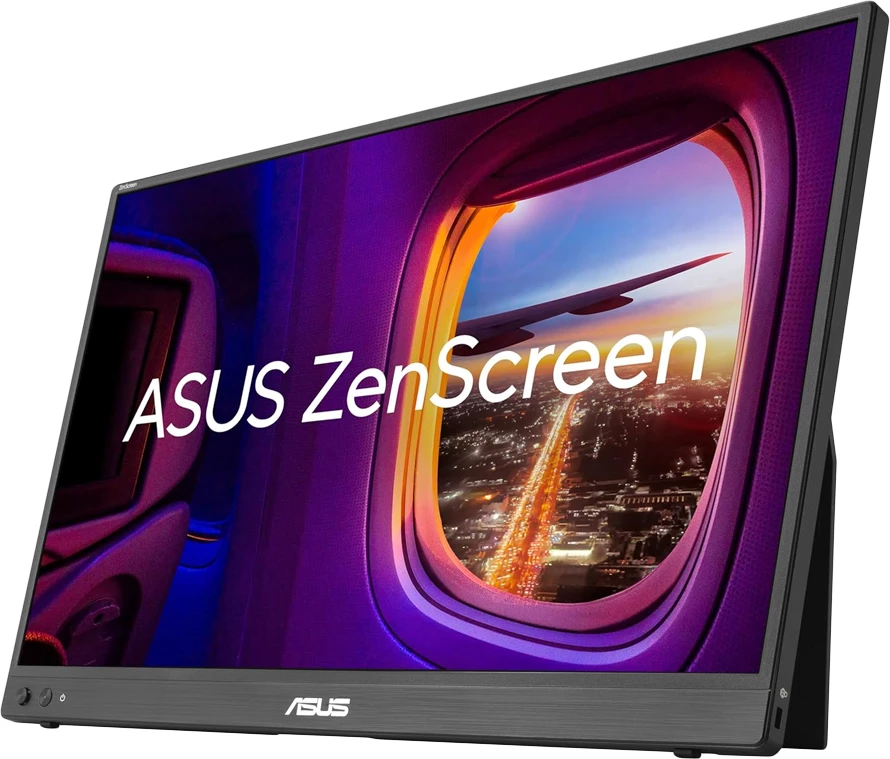 Monitor portativ ASUS ZenScreen MB16NCG 16\" WQXGA 2560x1600 IPS 155Hz, USB Type-C/mini-HDMI, i zi