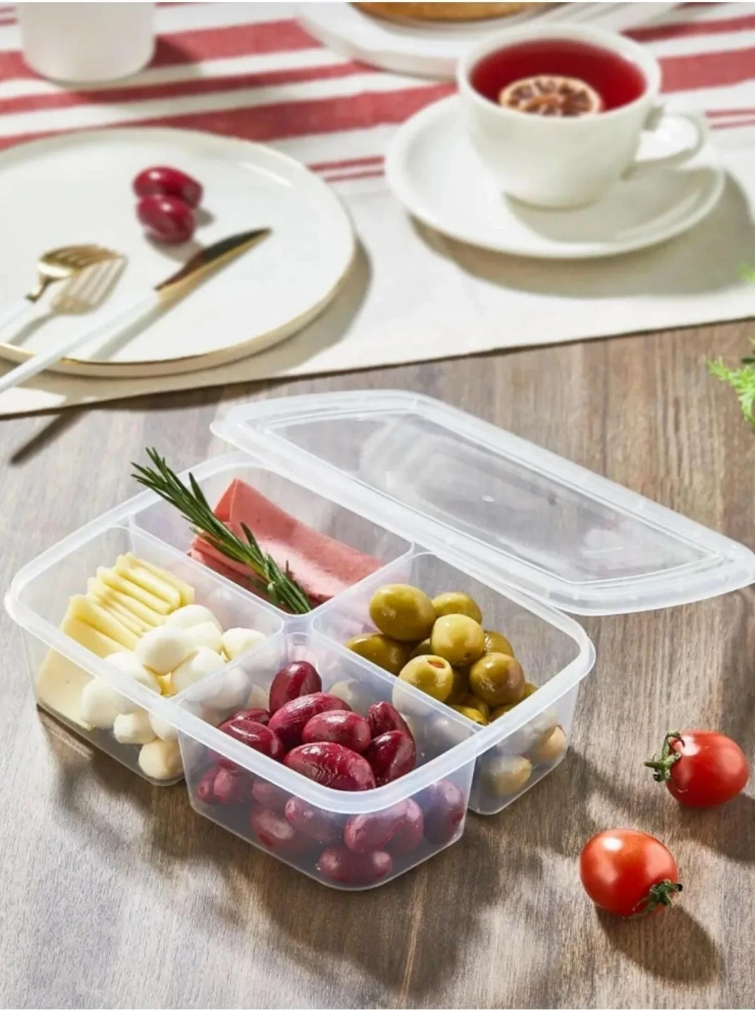 Set kuti për organizim (6 copë), Hermia Concept, transparent, 1000 ml