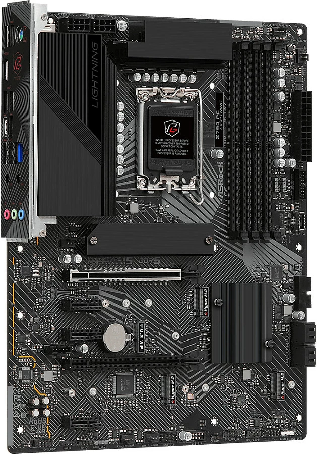 Pllakë amë ASRock Z790 PG Lightning, Intel, LGA 1700, DDR5-SDRAM, 128 GB, DIMM