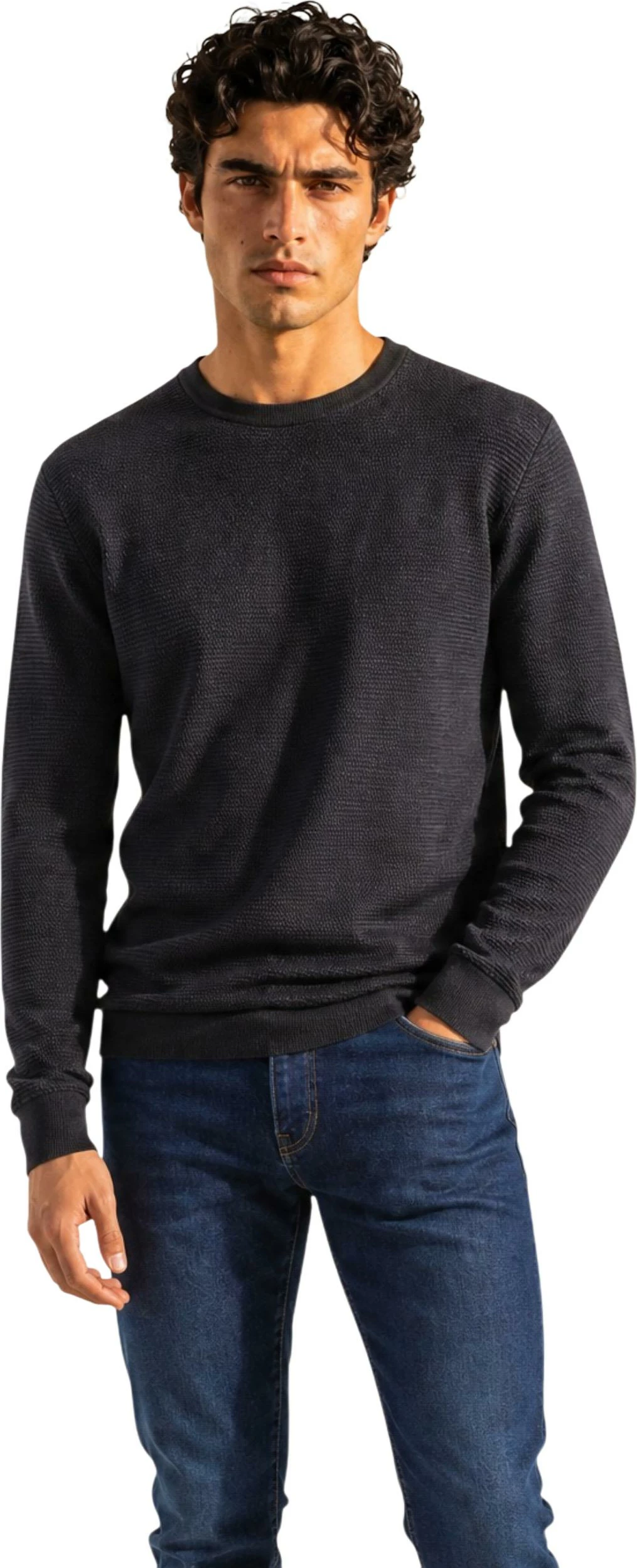 Xhemper për meshkuj Armani Exchange XM003012 AF26379, i zi