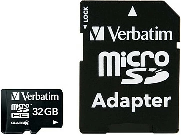 Kartelë MicroSDHC Verbatim 32 GB, Class 10, e zezë