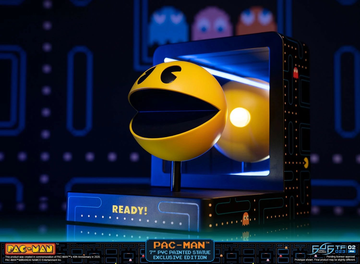 Figurinë PVC FIRST4FIGURES PAC-MAN 40th Anniversary, edicion ekskluziv