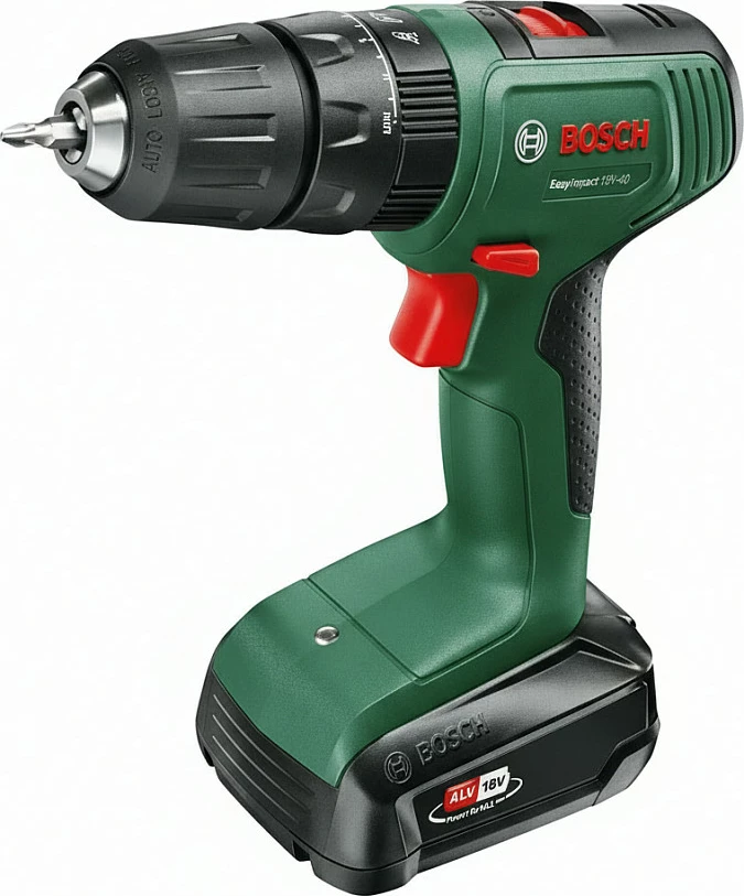Bormashinë/vidhosëse me bateri Bosch EasyImpact 18V-38, 18V, Li-Ion 2.0Ah, me valixhe, e gjelbër/zezë
