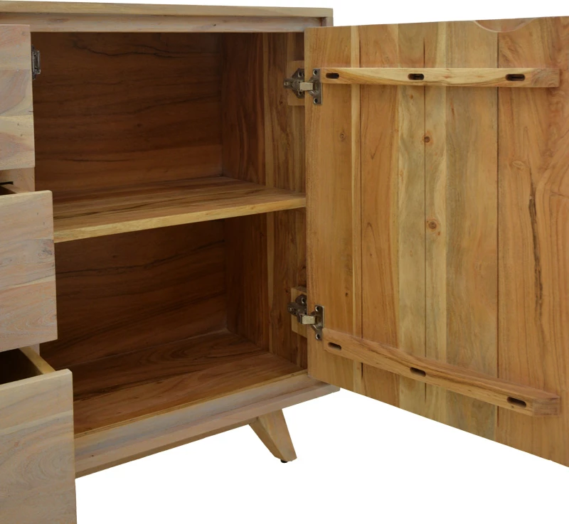 Bufe Emira, dru akacie natyral, 160x40x80cm