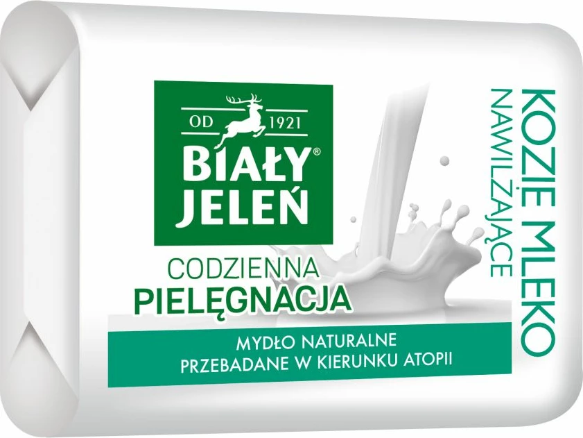 Sapun natyral Biały Jeleń me qumësht dhie dhe liri, 100g