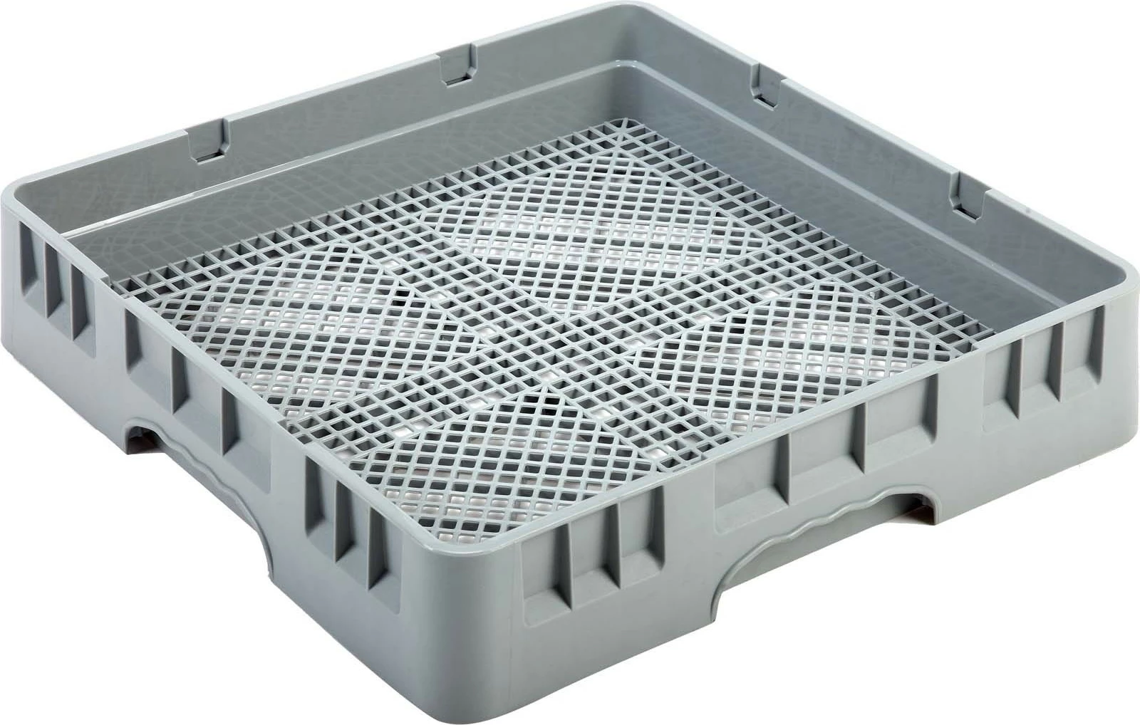 Shportë takëmesh, Amerbox, 500x500x101 mm, polipropilen, gri