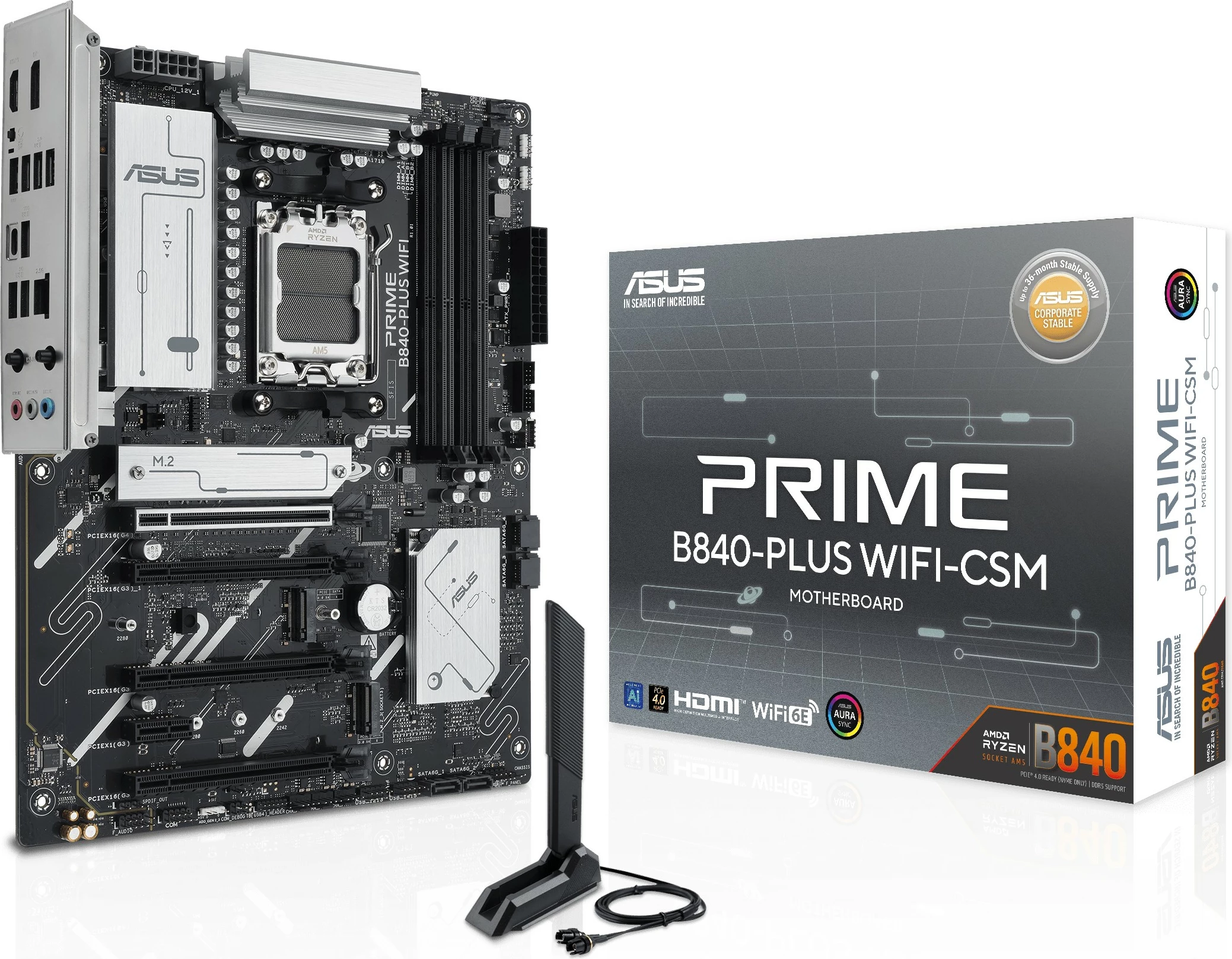 Pllakë amë ASUS Prime B840-PLUS WIFI, AM5