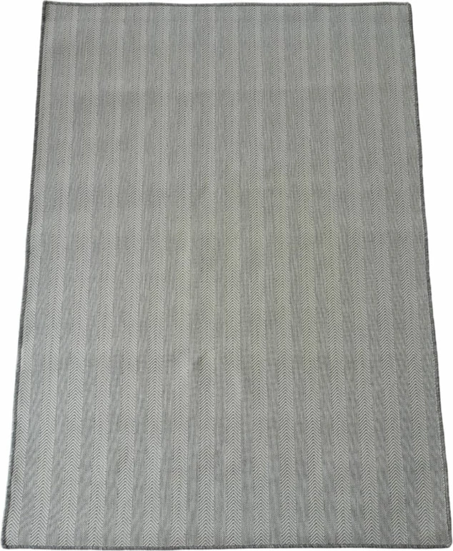 Qilim për dhomë dite ose jashtë, gri-bardhë, 200x150cm