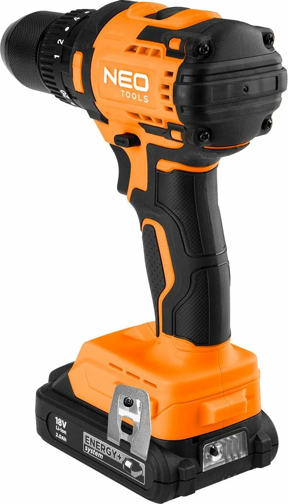 Trapan/vidhosës me bateri Neo 04-619 18 V, brushless, 95 Nm, çakëll 13 mm, portokalli/zi, pa bateri dhe pa karikues