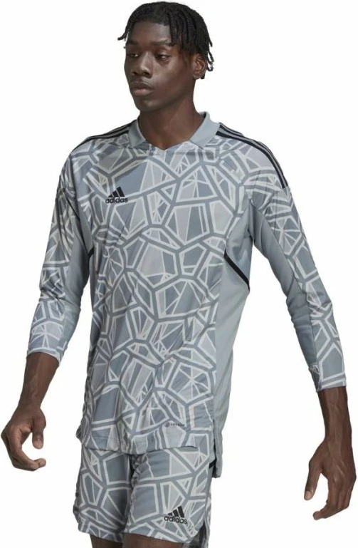Fanellë për portierë Adidas Condivo 22, me mëngë të gjata, për meshkuj, gri HB1614