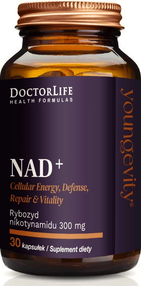 Shtesë ushqimore Doctor Life NAD+ Nicotinamide Riboside 300mg, 30 kapsula
