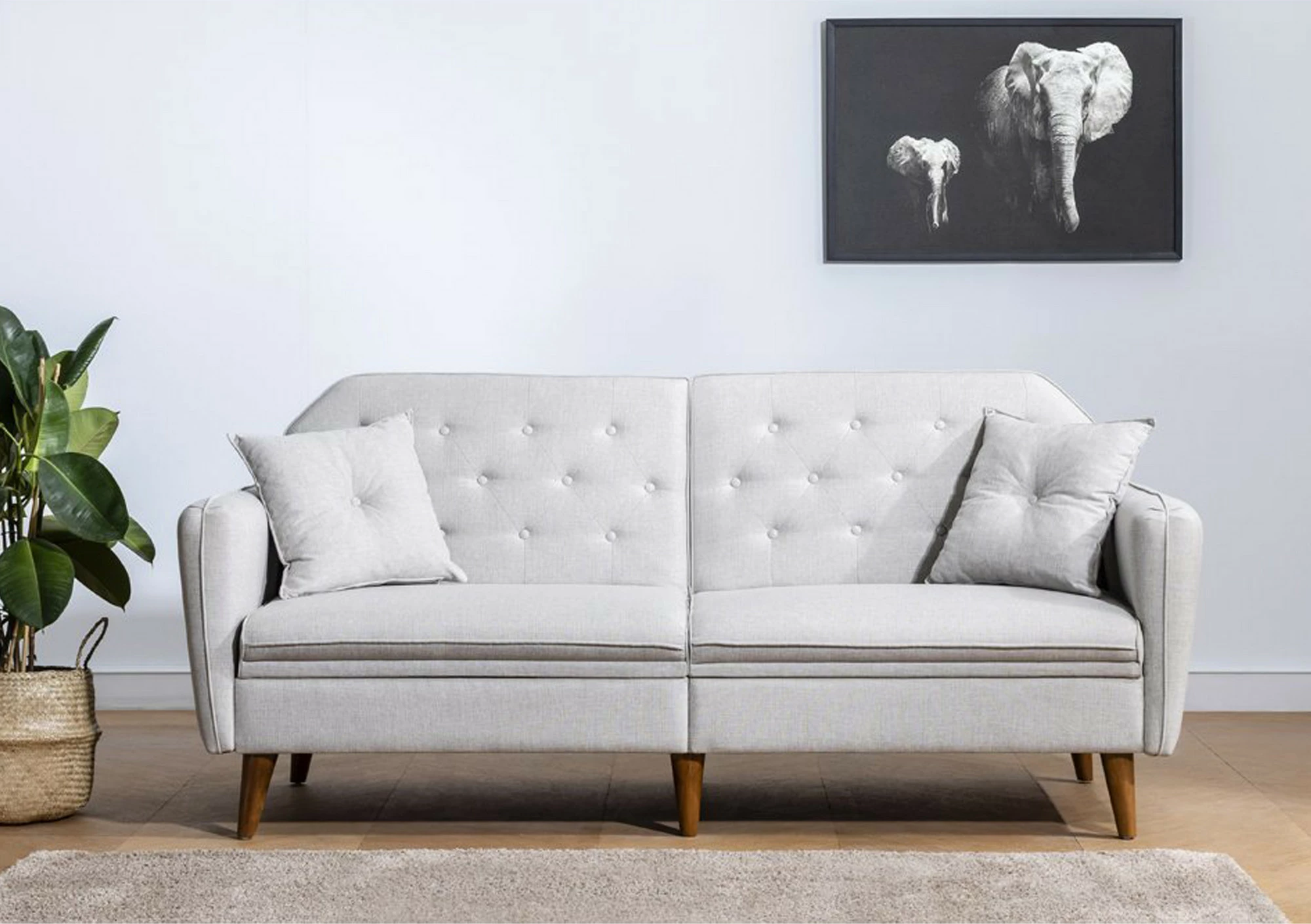 Set divani-krevat Atelier del Sofa, krem, Terra-TKM05-1005