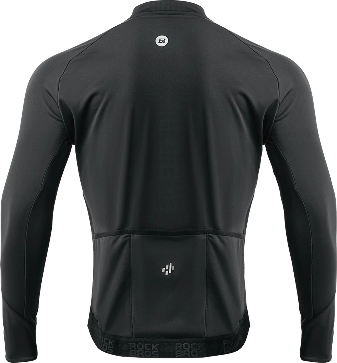 Bluzë çiklizmi Rockbros 15400002003 me mëngë të gjata, për vjeshtë/dimër, L, e zezë