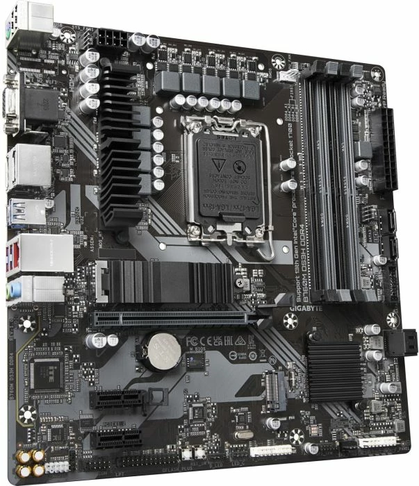 Pllakë amë GIGABYTE B760M DS3H DDR4, LGA1700, mATX, DDR4 deri 128GB, 2x M.2, 2.5GbE, e zezë
