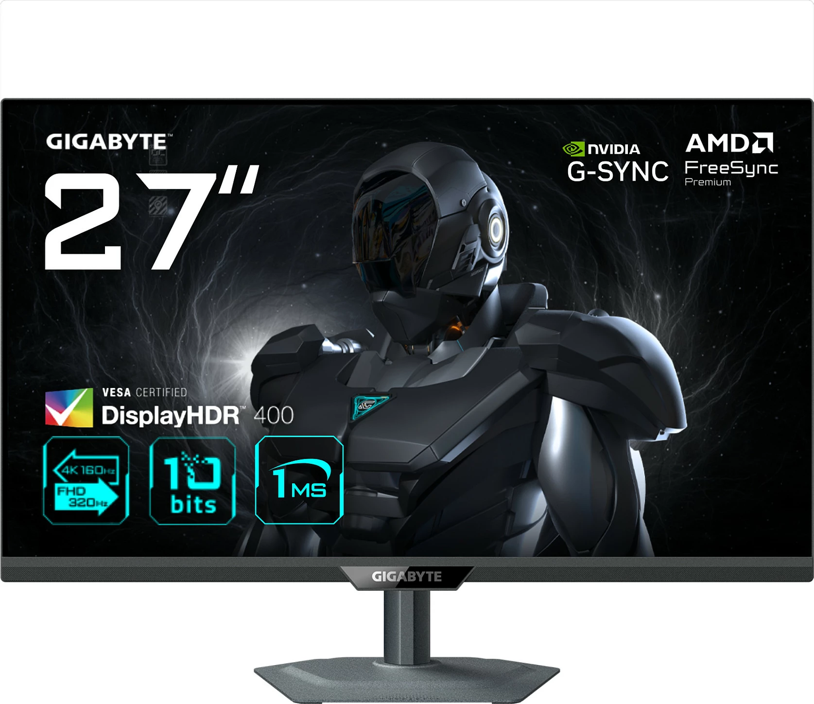 Monitor gaming Gigabyte G27Q20, 27", QHD 2560x1440, 200Hz, 0.5ms, HDR, i zi