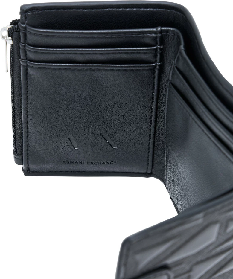Portofol i vogël për femra Armani Exchange XW001595 AF17290, i zi
