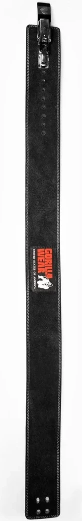 Gorilla Wear 4 Inch Leather Lever Belt - Black [Madhësia: L/XL]