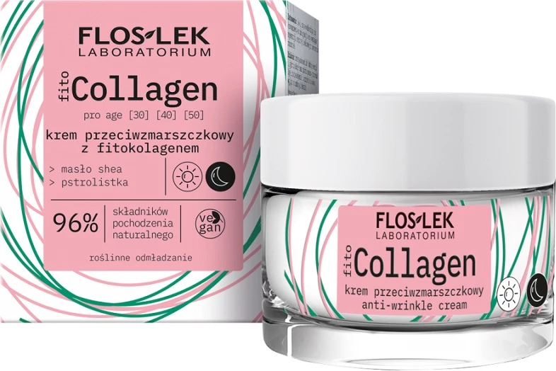 Krem kundër rrudhave për femra Floslek fitoCollagen Pro Age, 50ml
