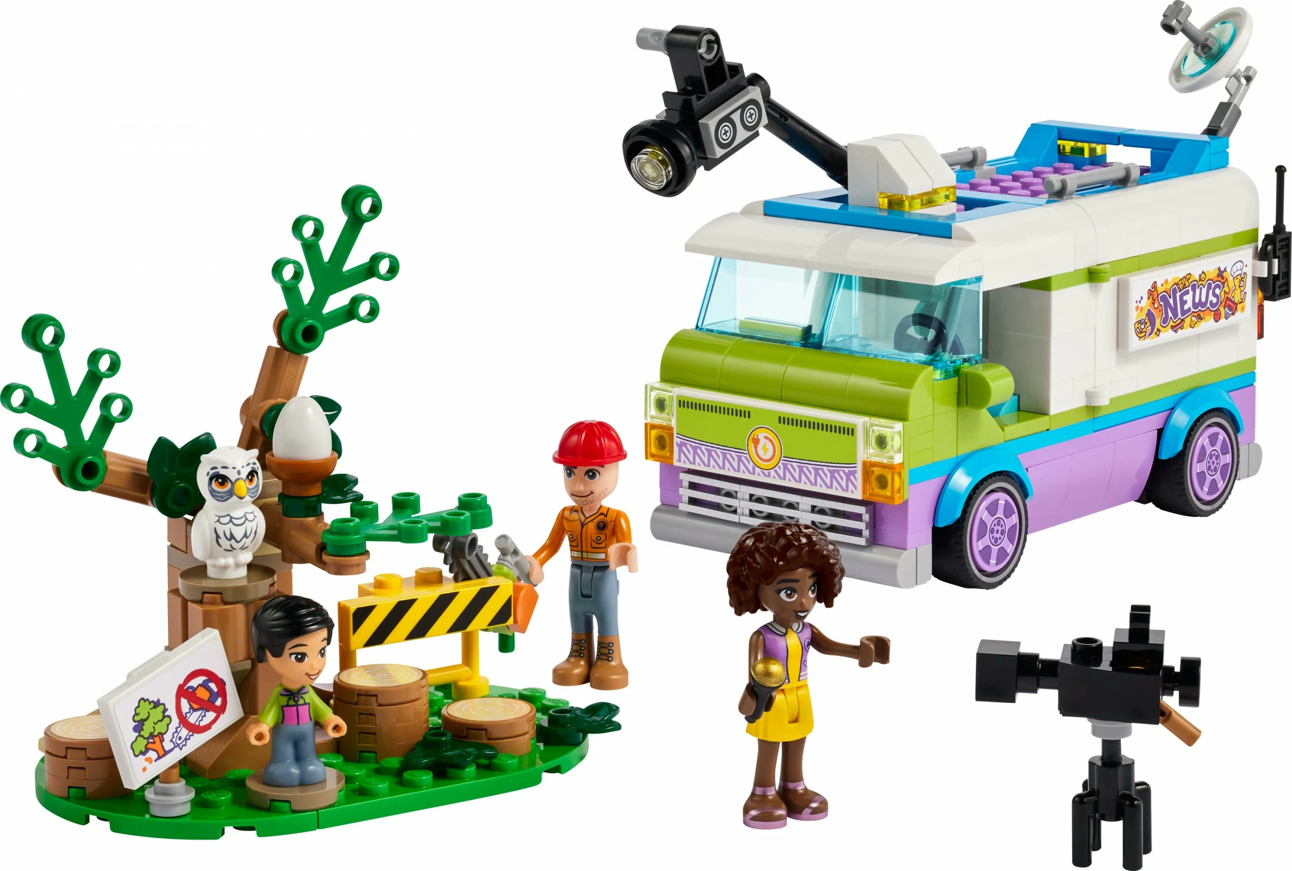 Set ndërtimi LEGO Friends 41749 Nachrichtenwagen, multikolor