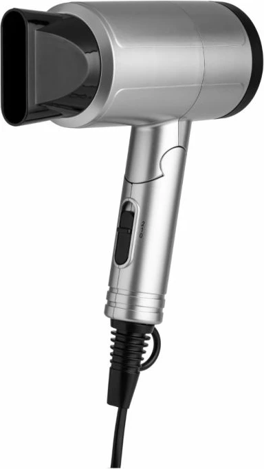 Tharëse flokësh udhëtimi BRUNNER SOFFIO 1100-1300W 220V me jonizim, argjend