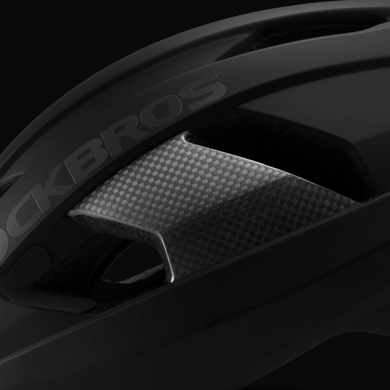 Helmet biçiklete Rockbros LK-15 58-62 cm fibër karboni, e zezë