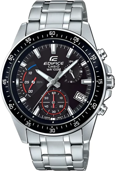 Orë dore Edifice EFV-540D-1AV, e argjendtë/zezë