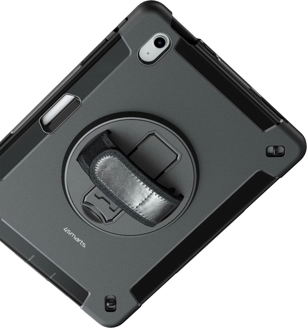 Mbështjellës 4smarts Rugged Case Grip, Apple iPad 10.9 10th Gen.(2022), i zi